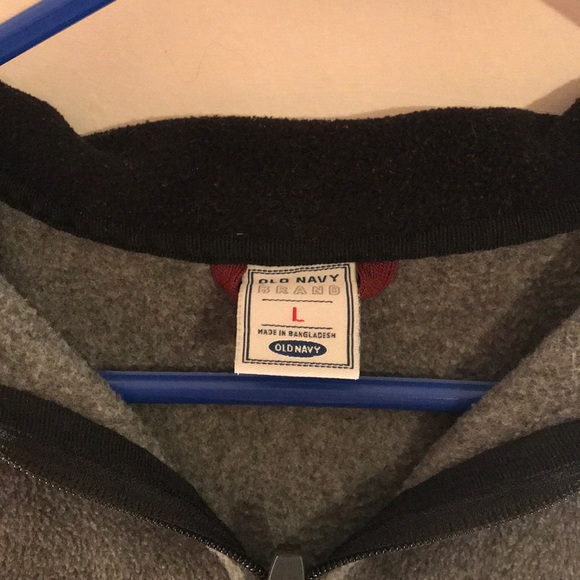Gray Old Navy Quarter Zip - Picture 2 of 3